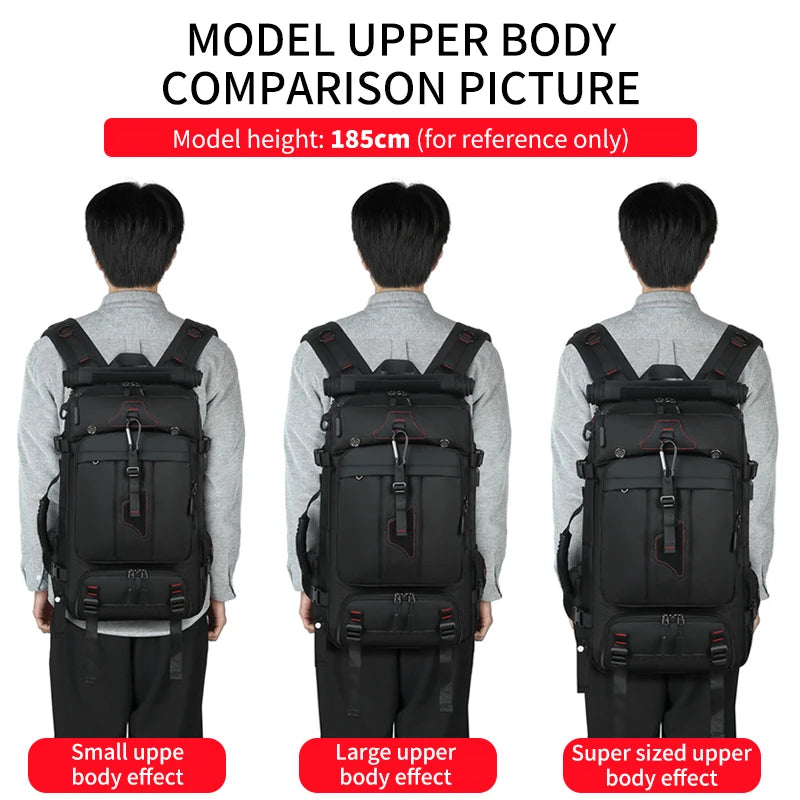 Travel backpack for men boarding, casual men&