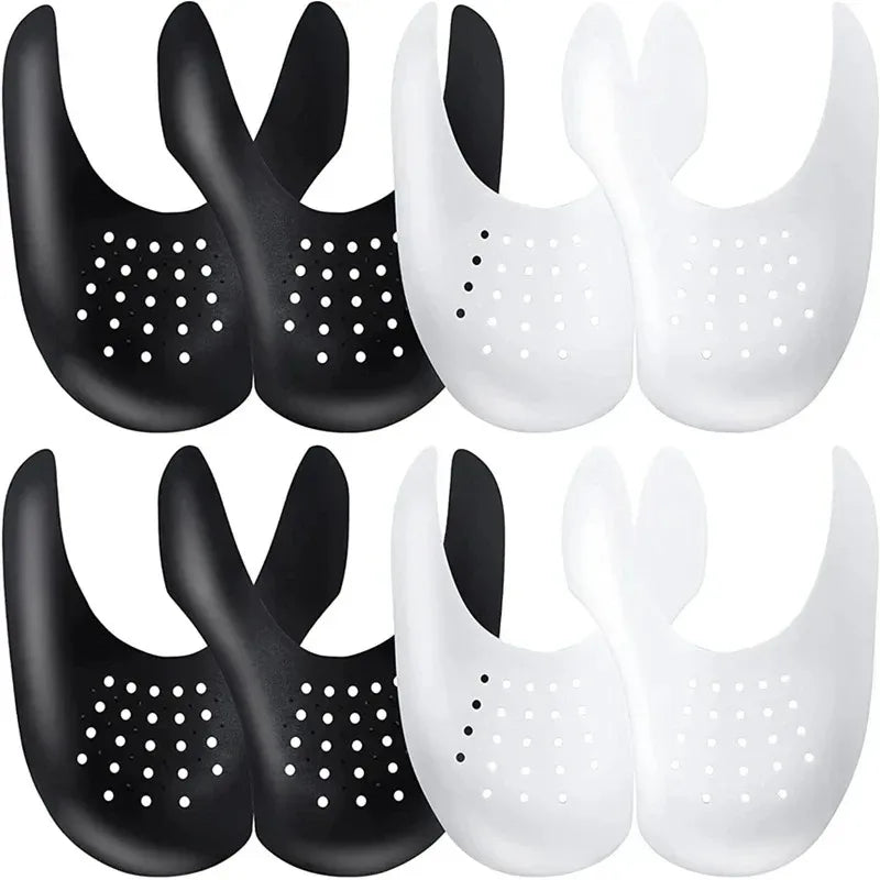 1 Pair Crease Protector Shoe Anti Crease Bending Crack Toe Cap Support Shoe Stretcher Lightweight Keeping Shield Sneakers