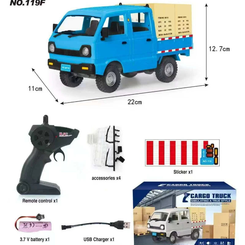 Speed RC Drift Truck Four Wheel Drive Road Competitive Realistic Model Vehicle Electric Remote Control Cars Boys Birthday Gifts