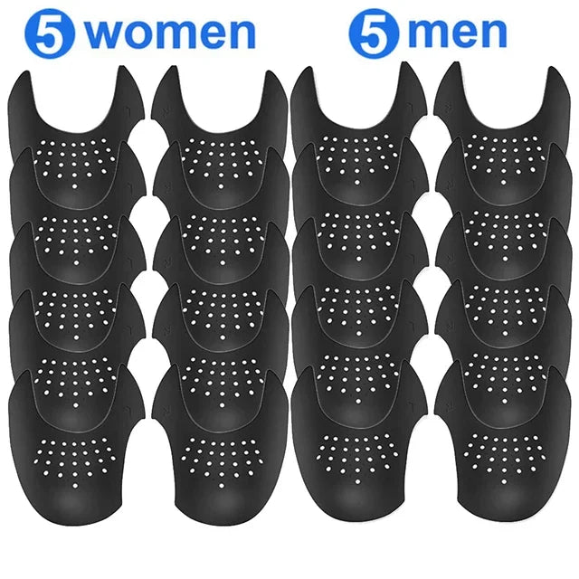 20Pcs Sneakers Anti Crease Protector Wrinkled Fold Shoes Support Toe Cap Sport Ball Shoe Head Stretcher Extender Shoe Protection