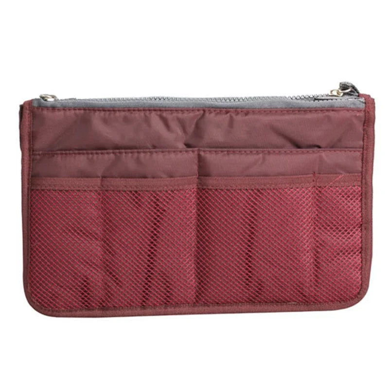 Travel Cosmetic Bags For Women Tote Insert Double Zipper Makeup Bag Toiletries Storage Bag Girl Outdoors Make Up Organizer