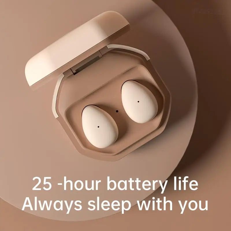 Wireless Earbuds for Sleeping invisible Small Bluetooth Eraphones Mini Comfortable in-Ear Sleep Noise Cancelling TWS Headphones