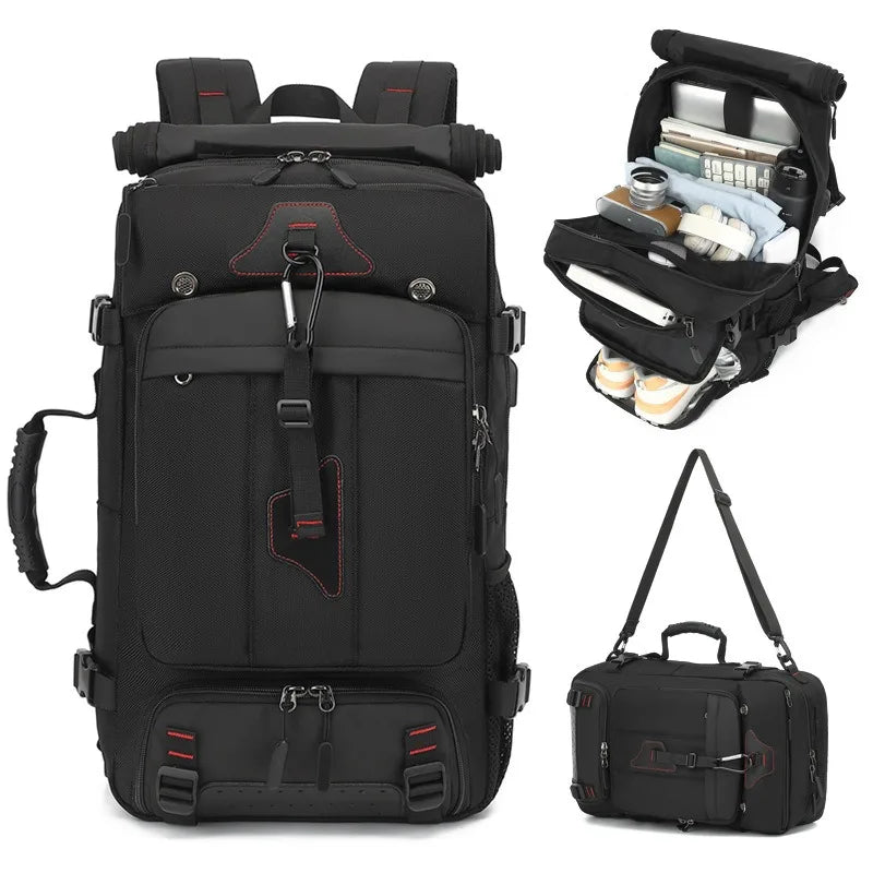 Travel backpack for men boarding, casual men&
