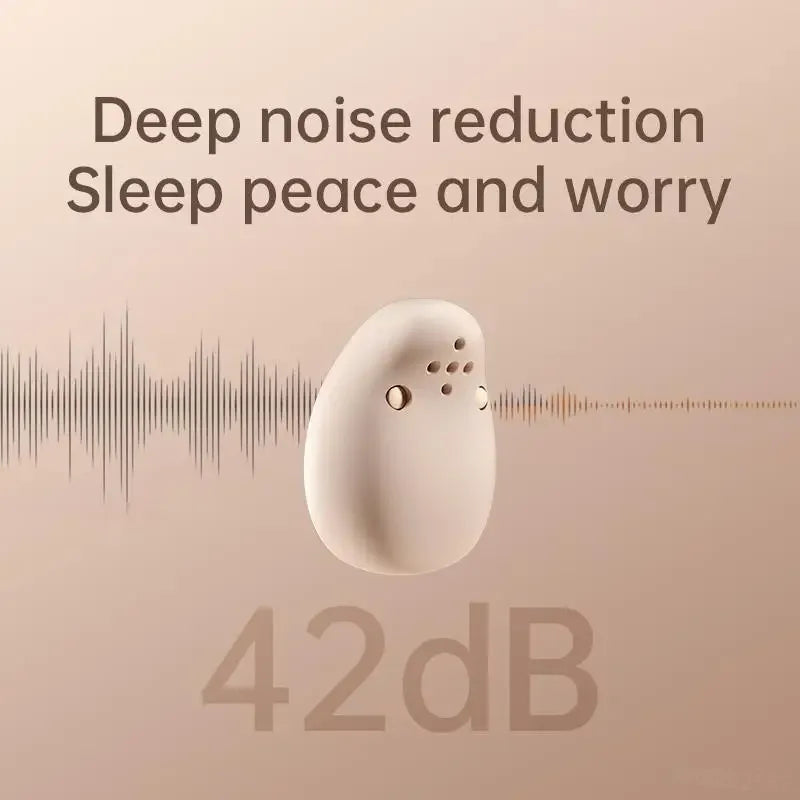 Wireless TWS Earphones Noise Cancelling Hidden Ear Buds Bluetooth Headphones Mini Invisible in-Ear Sleep Earbuds for Sleeping