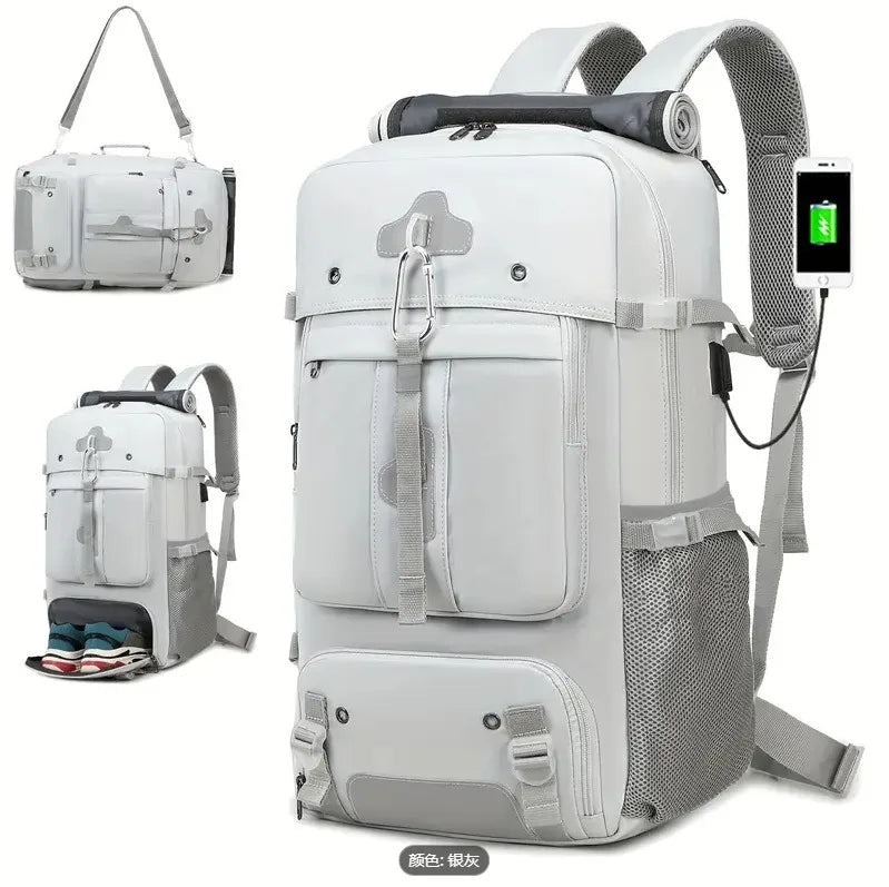 Travel backpack for men boarding, casual men&