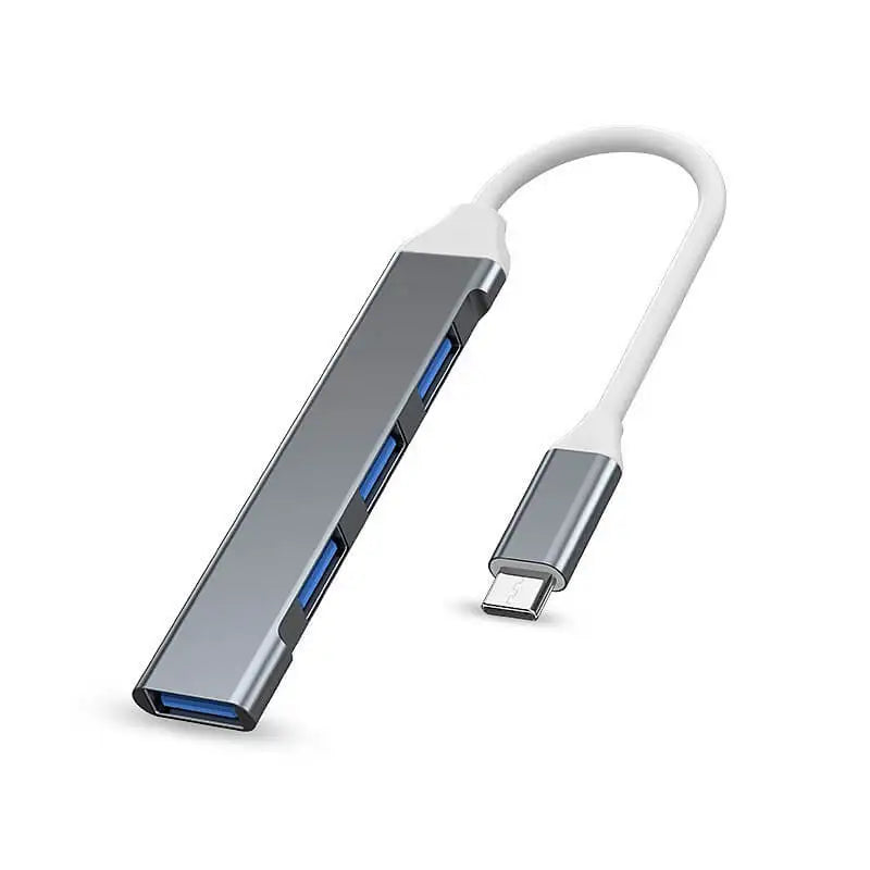 USB Type C to USB 3.0 A/USB A x3 Multi-function Docking Station Suitable For Devices With Standard Type C Interfaces Such Laptop