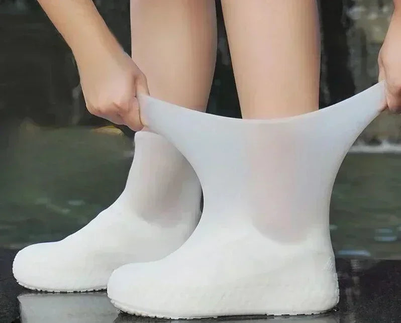 Waterproof Shoe Covers Silicone Anti-Slip Rain Boots Unisex Sneakers Protector for Outdoor Rainy Day Protectors Shoes Cover