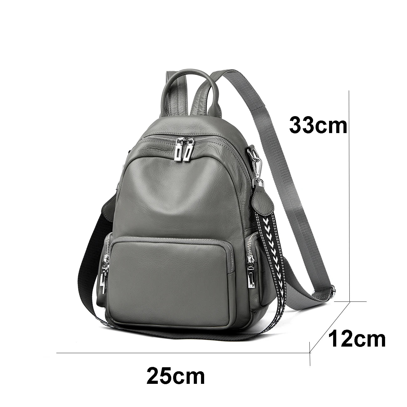 Travel backpack, double-shoulder bag, fashionable travel schoolbag, women&