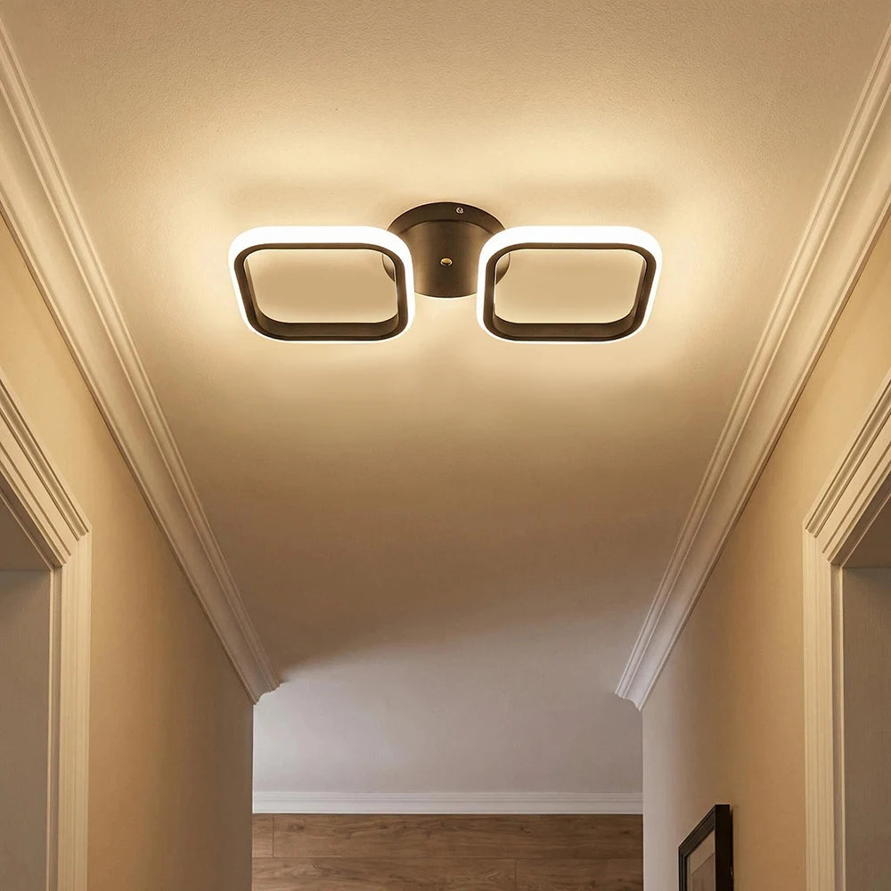 LED Ceiling Lamp Modern Style Geometric Shape Aisle Corridor Light Wall light Kitchen/ Bedroom Lighting 110V White/Warm light