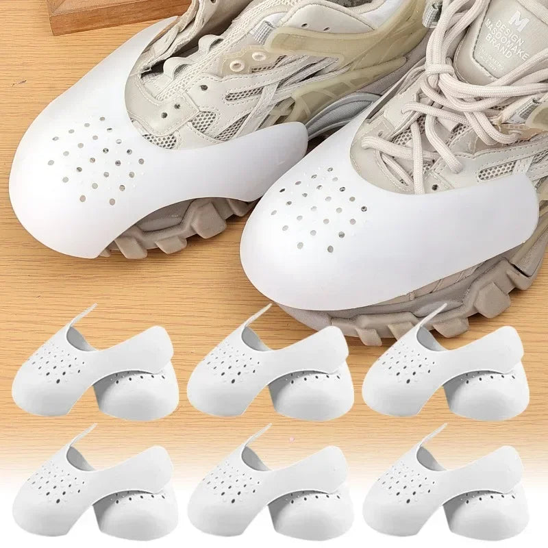 Shoe Crease Protectors Anti-wrinkle Lightweight Shoe Shield Inserts Protector for Sneakers Crack Toe Cap Support Shoes Stretcher