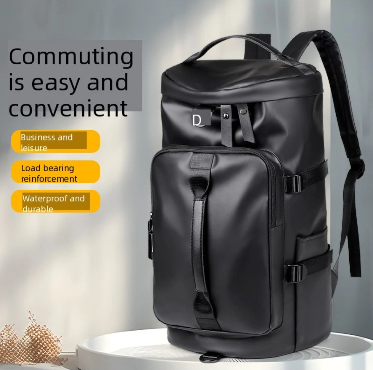 Travel backpack, large carry on bag with shoe compartment approved by the airline, 17 inch laptop backpack, business work fitnes