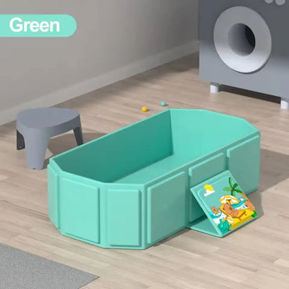 Foldable Bathtub for Kids Bath Tub with Drain Plug Foldable Baby Shower Tub Portable Bathroom Pool Cat Dog Wash Shower Basin