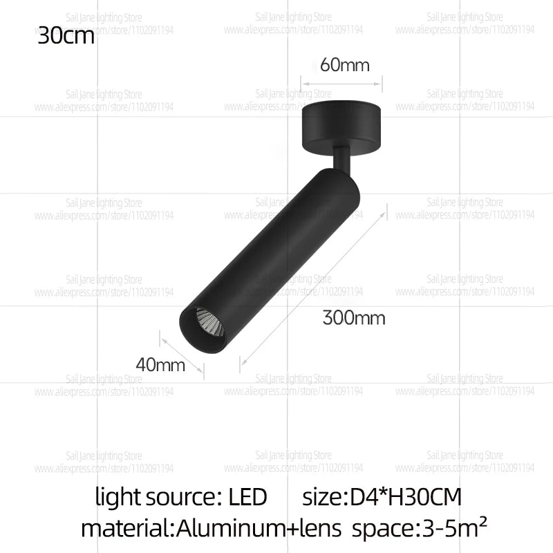 LED Ceiling Light Clothing Store Spotlight Restaurant Coffee Shop Decorative Light Kitchen Bedroom Ceiling Indoor Lighting
