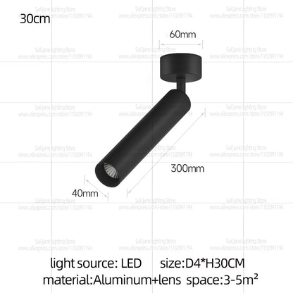 LED Ceiling Light Clothing Store Spotlight Restaurant Coffee Shop Decorative Light Kitchen Bedroom Ceiling Indoor Lighting