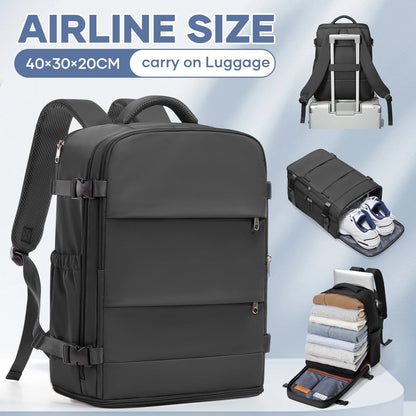 Hand Luggage Ryanair 40x30x20 Travel Backpack Carry-on Bag Aircraft Cabin max wizz air Backpack, Women&