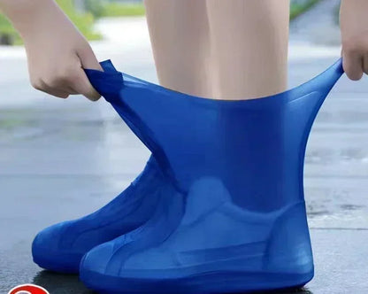 Waterproof Shoe Covers Silicone Anti-Slip Rain Boots Unisex Sneakers Protector for Outdoor Rainy Day Protectors Shoes Cover