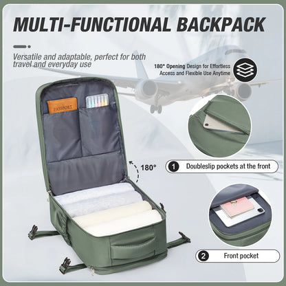 Hand Luggage Ryanair 40x30x20 Travel Backpack Carry-on Bag Aircraft Cabin max wizz air Backpack, Women&