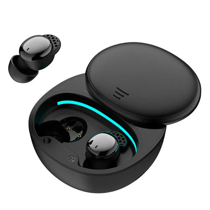 Wireless Sleep Earbuds In Ear Physical Noise Reduction Earphones For Side Sleepers Charging Case LED Display 5.5H Music Playback