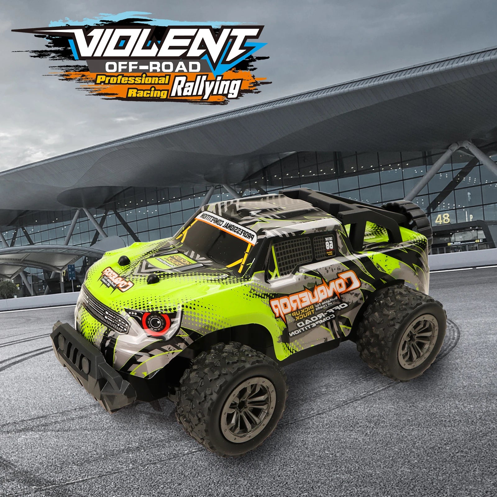 RC drift car two-wheel drive electric racing car remote control, truck toysElectric Remote Control Toy Car for Drifting Fun