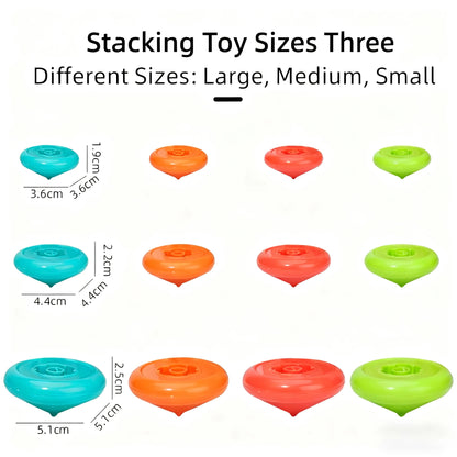 3 in 1 Flying Saucer Disc Launcher Kids Flying Toys UFO Throw Catch Outdoor Sport Propeller Spin Gyro Children Toys Gift for Kid