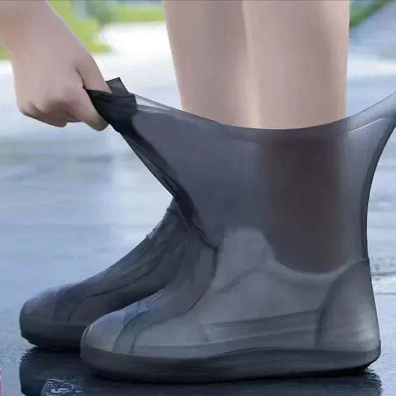Waterproof Shoe Covers Silicone Anti-Slip Rain Boots Unisex Sneakers Protector for Outdoor Rainy Day Protectors Shoes Cover