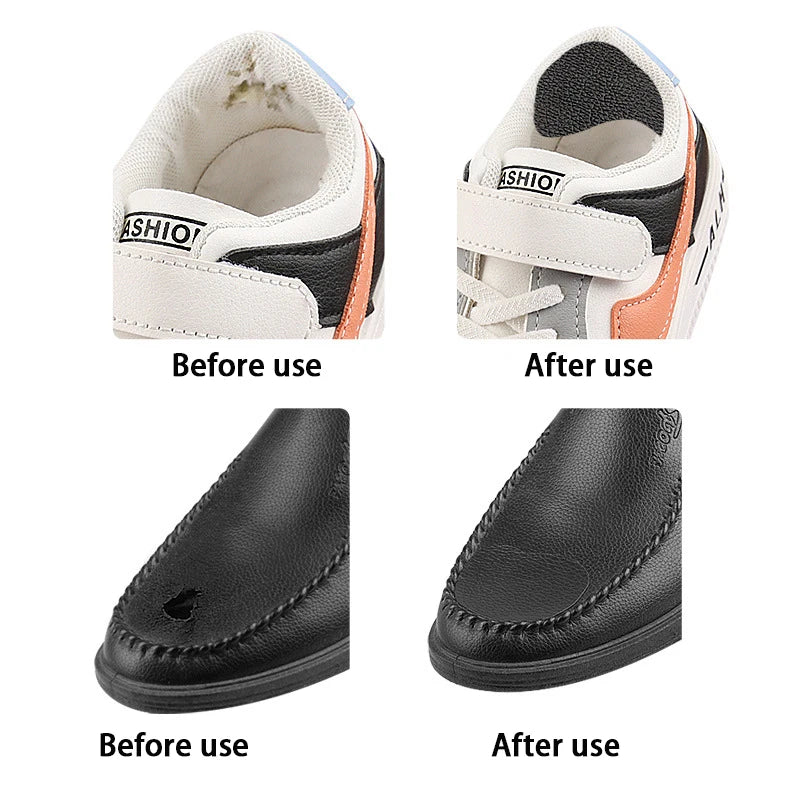 Sneaker Heel Protectors 1 Roll Leather Patche Leather Insole Patches Self-Adhesive Patches Heel Repair Foot Care Products