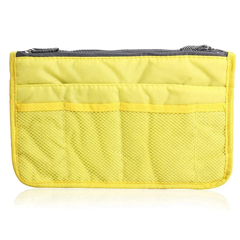 Travel Cosmetic Bags For Women Tote Insert Double Zipper Makeup Bag Toiletries Storage Bag Girl Outdoors Make Up Organizer