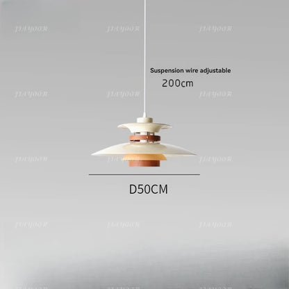 Modern LED Lights For Home Decoration Living Room Dining Room Pendant Light Walnut painted bar counter, single lighting fixture