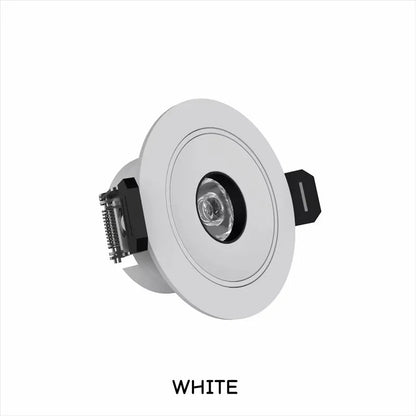 Embedded LED ultra-small spotlight, living room, corridor, wine cabinet, ambient lighting, 3°, 5°, 8°, 10°, 15° museum lighting