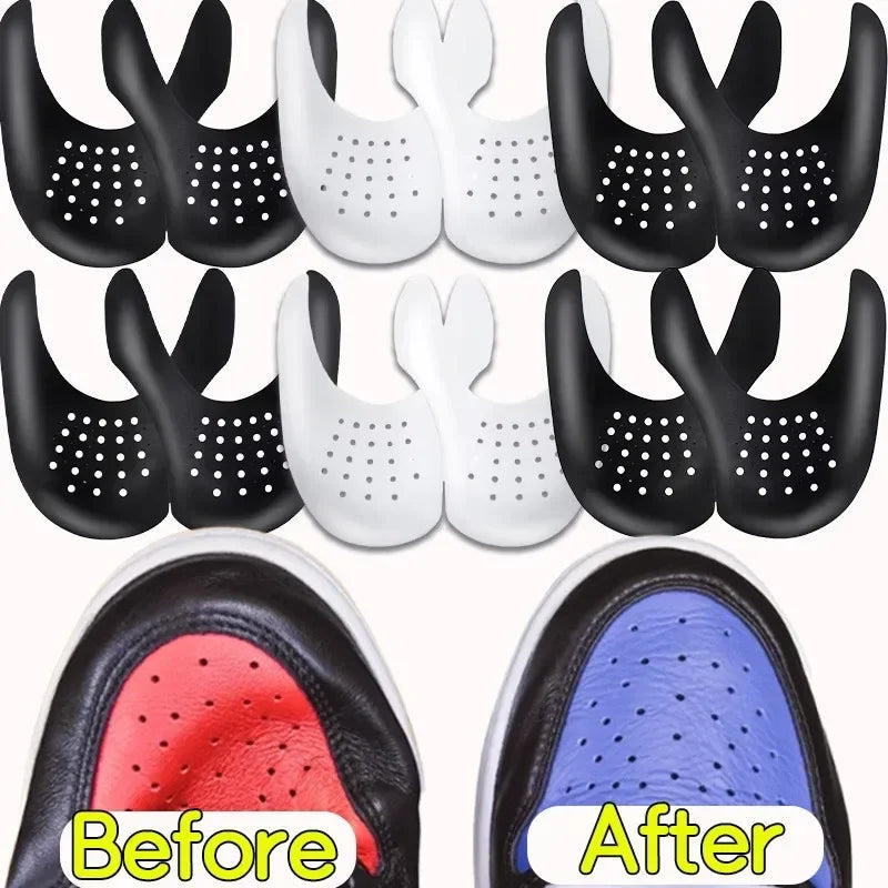 Shoe Crease Protectors Anti-wrinkle Lightweight Shoe Shield Inserts Protector for Sneakers Crack Toe Cap Support Shoes Stretcher
