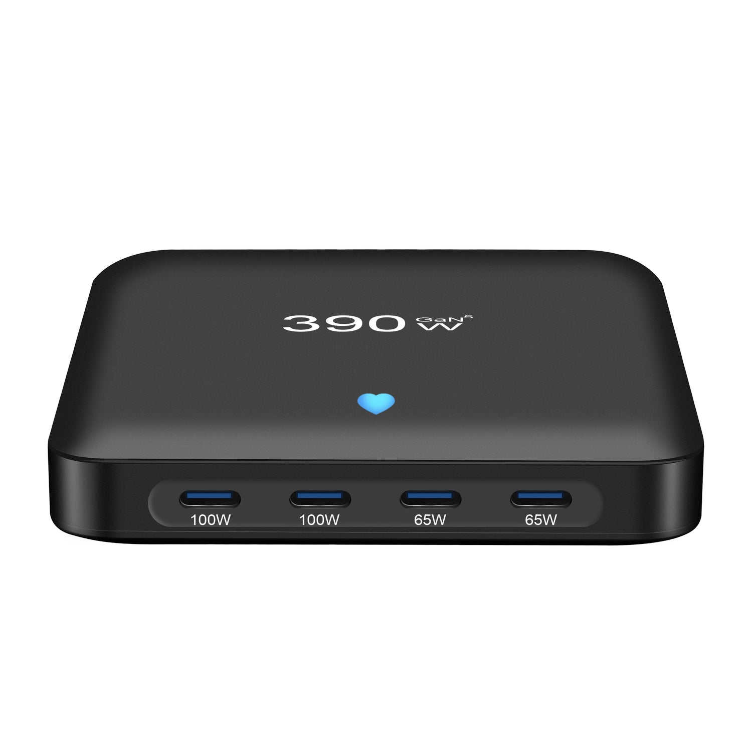 GaN Desktop Charger for Phones, Tablets and More, All-New, 4C2A, Multi-Port Charging, Fast Charge, 390W