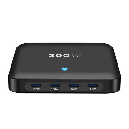 GaN Desktop Charger for Phones, Tablets and More, All-New, 4C2A, Multi-Port Charging, Fast Charge, 390W