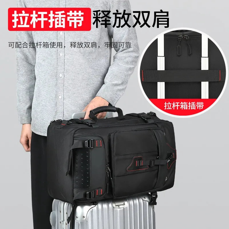 Travel backpack for men boarding, casual men&