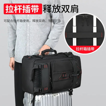 Travel backpack for men boarding, casual men&