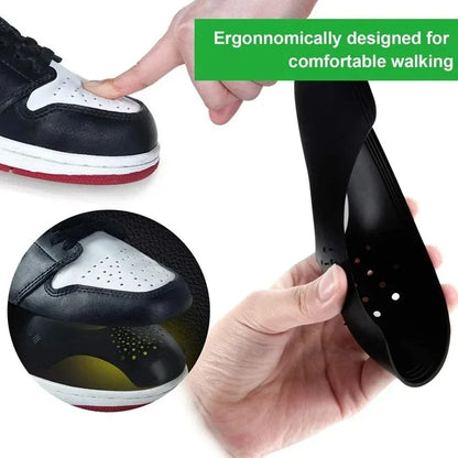 1 Pair Crease Protector Shoe Anti Crease Bending Crack Toe Cap Support Shoe Stretcher Lightweight Keeping Shield Sneakers
