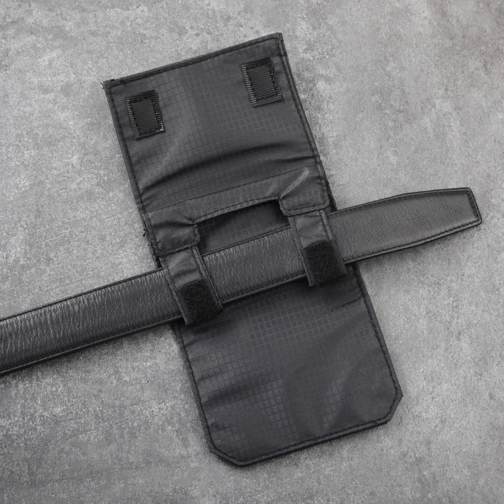 Anti-Theft RFID Blocking Travel Pouch Money Belt Bag for Women &amp; Men Small Wallet for Credit Card ID Cash Passport