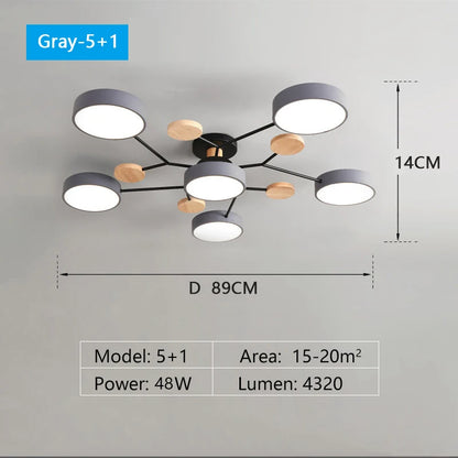 Modern LED Chandelier for Living Room Bedroom Hotel 3 Different Colors Ceiling Lamp Nordic Home Lighting Ceiling Pendant Lamp
