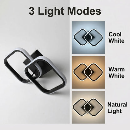 LED Ceiling Lamp Modern Style Geometric Shape Aisle Corridor Light Wall light Kitchen/ Bedroom Lighting 110V White/Warm light