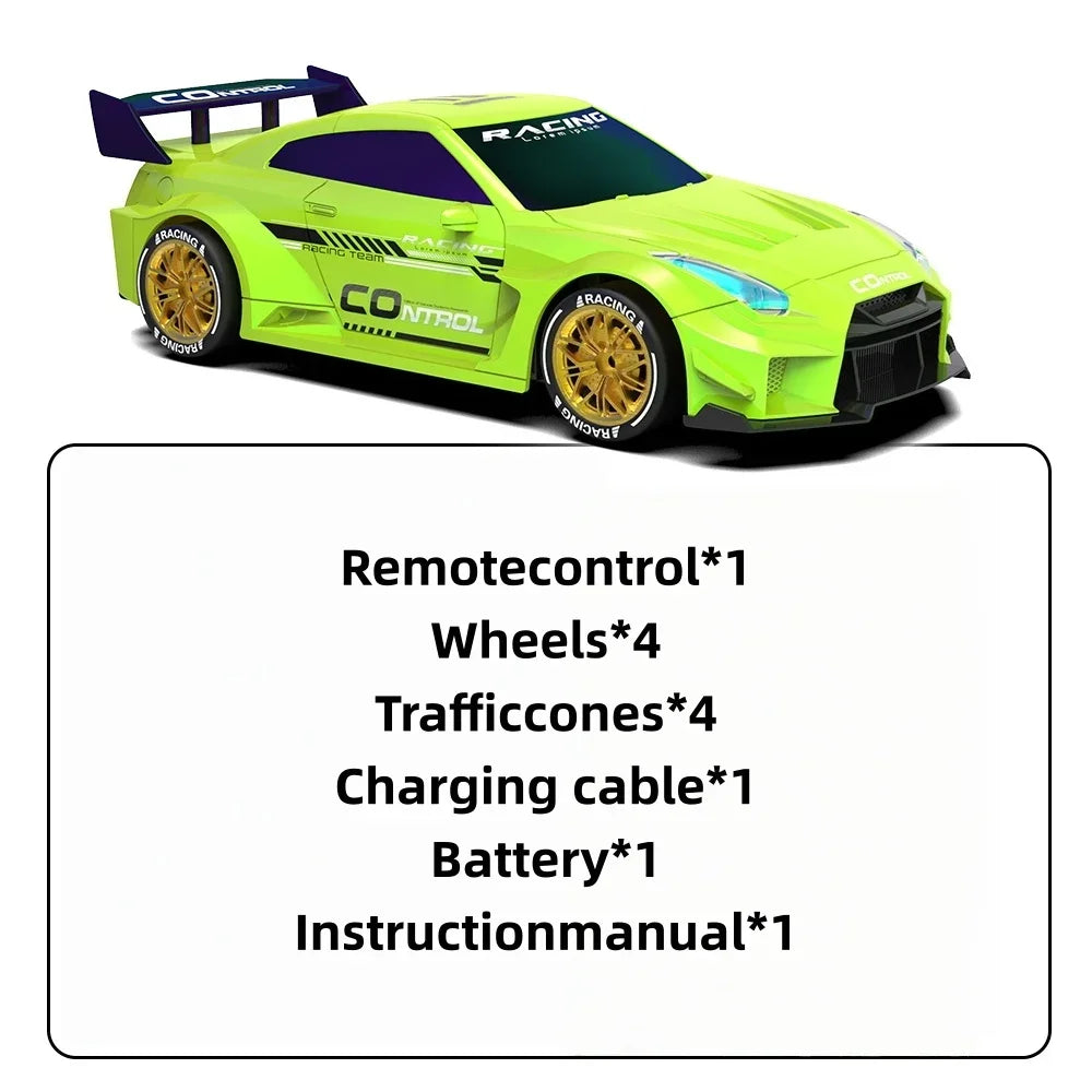 RC Drift Racing Toy, 2. 4GHz Four Wheel Drive, Cool Lights, Supports Multiplayer Competition