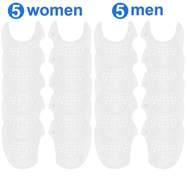 20Pcs Sneakers Anti Crease Protector Wrinkled Fold Shoes Support Toe Cap Sport Ball Shoe Head Stretcher Extender Shoe Protection