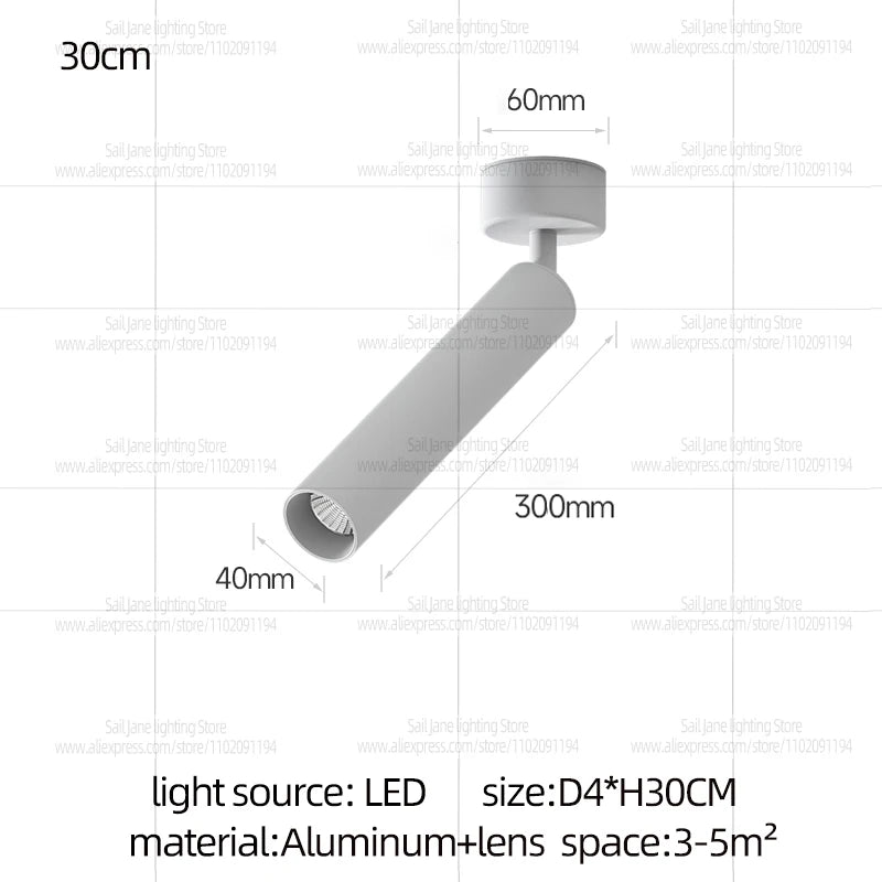 LED Ceiling Light Clothing Store Spotlight Restaurant Coffee Shop Decorative Light Kitchen Bedroom Ceiling Indoor Lighting