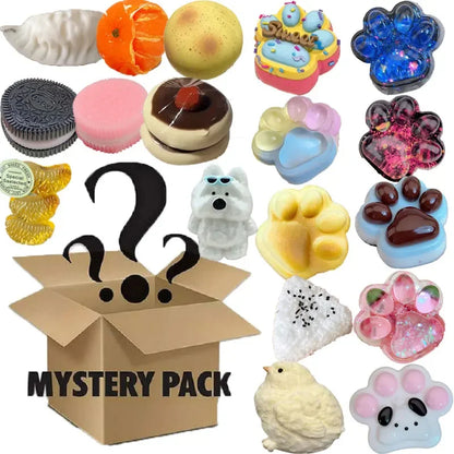 Random Fidget Toys Mystery Gifts Pack Surprise Box 300 Different Fidget Set Antistress Relief Toys for kids