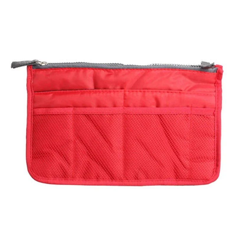 Travel Cosmetic Bags For Women Tote Insert Double Zipper Makeup Bag Toiletries Storage Bag Girl Outdoors Make Up Organizer