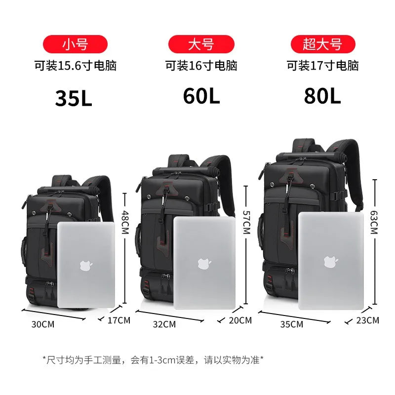 Travel backpack for men boarding, casual men&