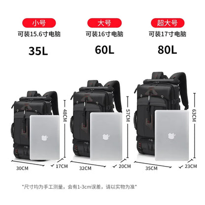Travel backpack for men boarding, casual men&