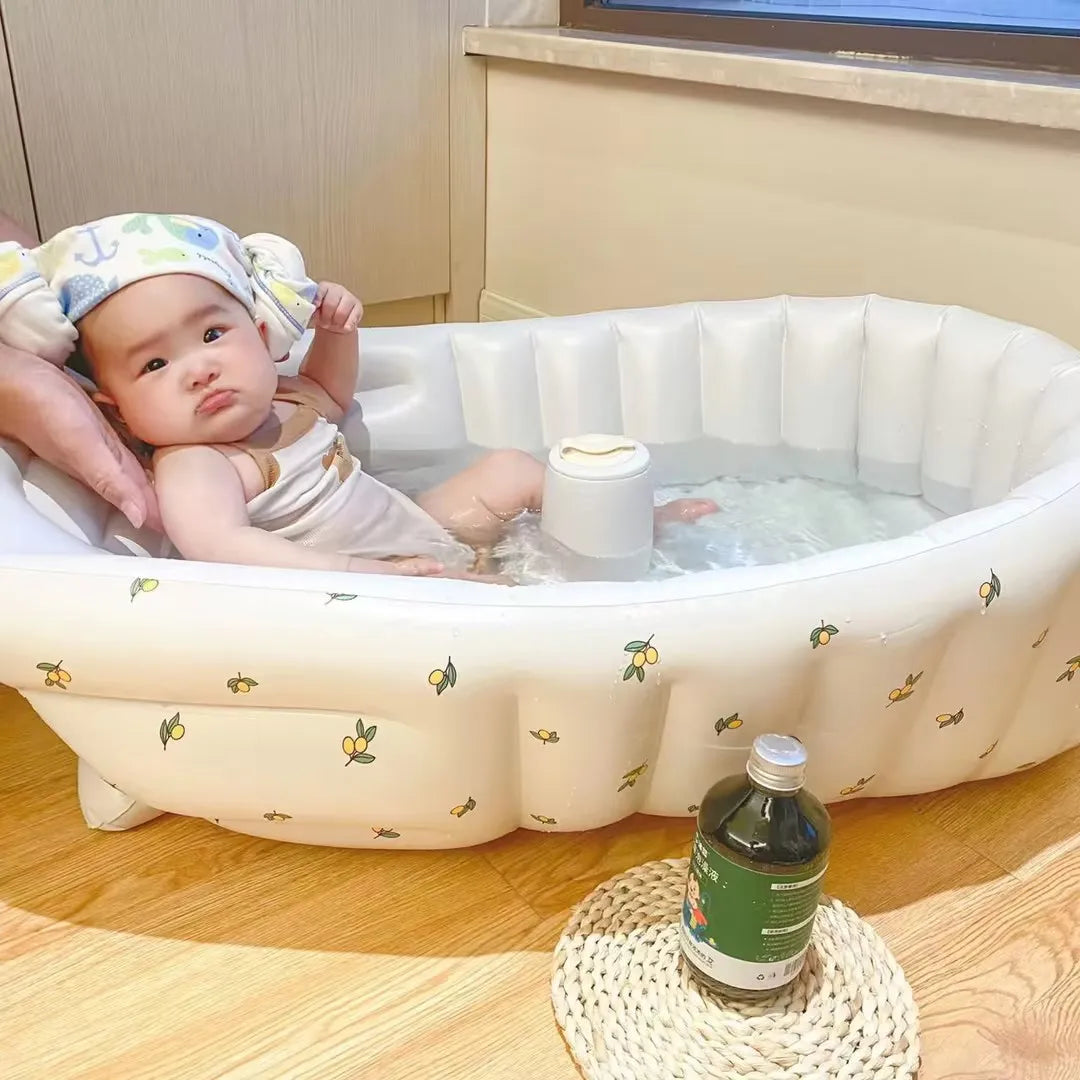 Infant inflatable bathtub High-value baby pvc bathtub Foldable bath tub game pool