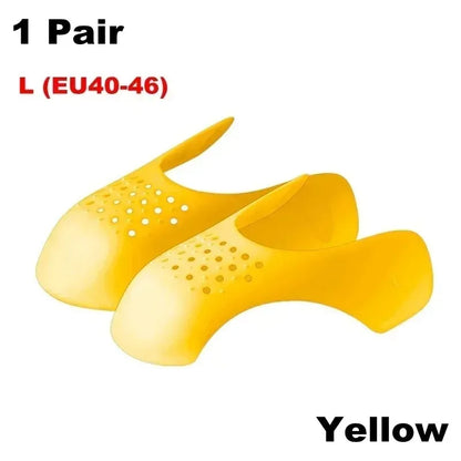 1 Pair Crease Protector Shoe Anti Crease Bending Crack Toe Cap Support Shoe Stretcher Lightweight Keeping Shield Sneakers