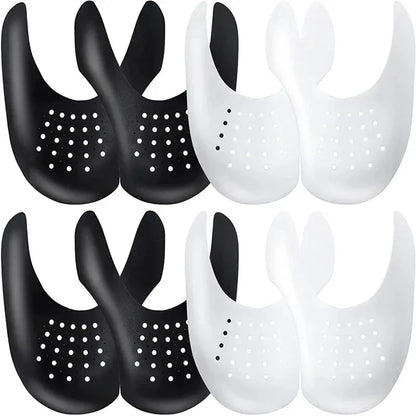 1 Pair Crease Protector Shoe Anti Crease Bending Crack Toe Cap Support Shoe Stretcher Lightweight Keeping Shield Sneakers