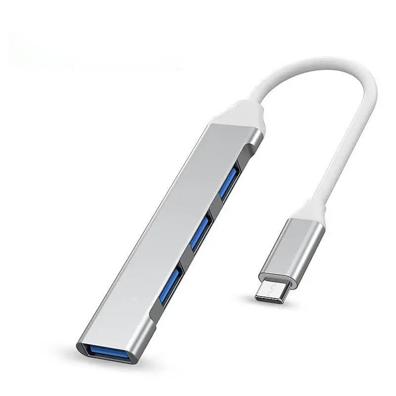 USB Type C to USB 3.0 A/USB A x3 Multi-function Docking Station Suitable For Devices With Standard Type C Interfaces Such Laptop