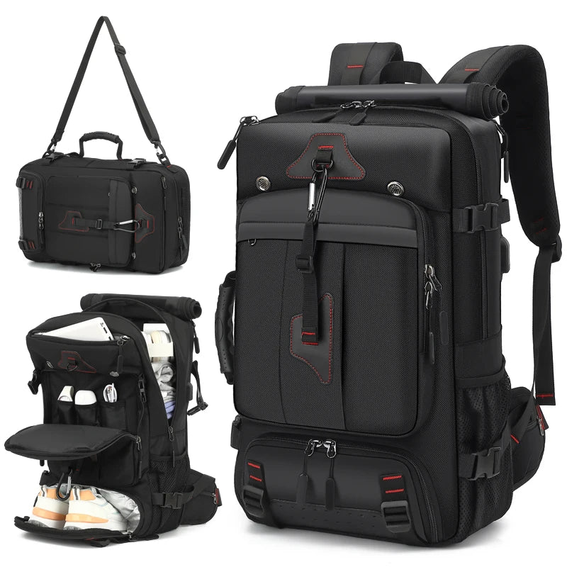 Travel backpack for men boarding, casual men&